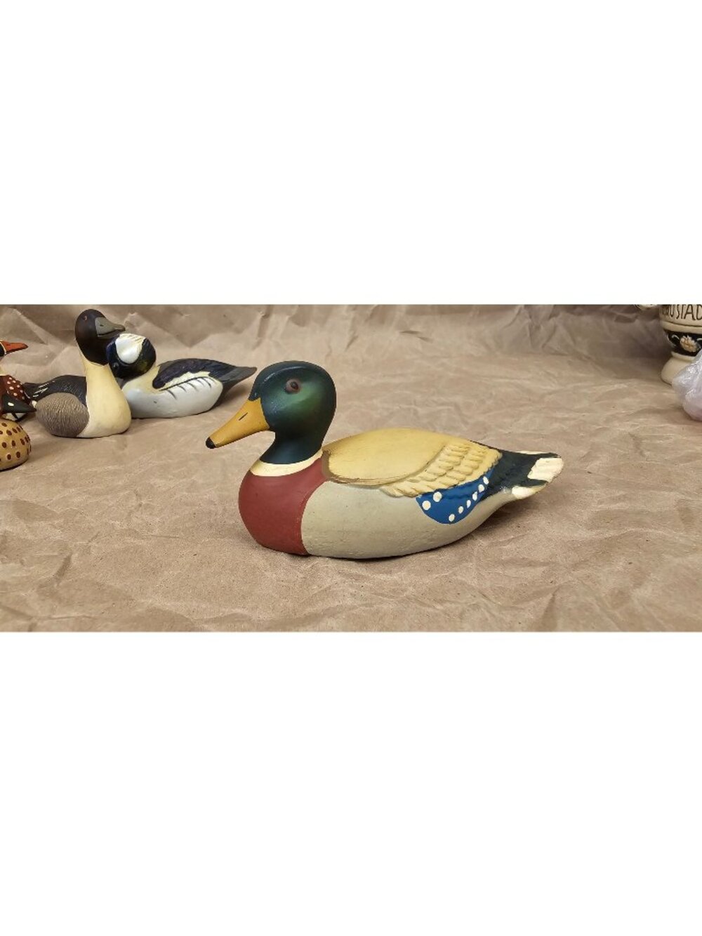 Avon Collector Series Hand-Painted Mallard Duck Decorative Figurine 1983 Vintage